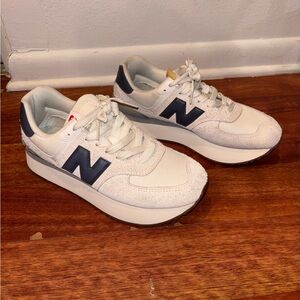 New Balance Women's 574 Plus Platform Sneakers